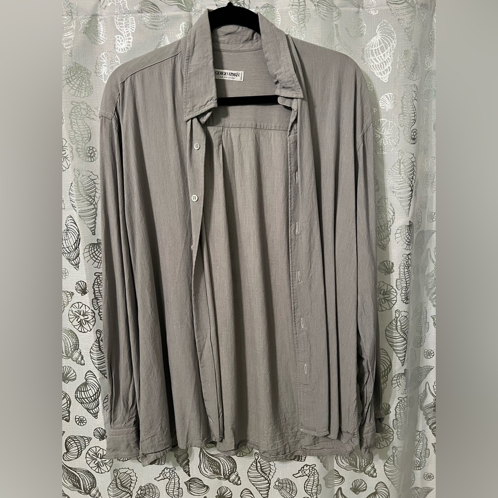 Vintage Giorgio Armani Le Collezione Men’s Botton up